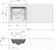 Миниатюра изображения товара Умывальник Madera Kamilla 110 L (с кронштейном)