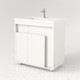 Миниатюра изображения товара Тумба под умывальник Дабер 015 Andrea Elen 80 / Т15.8A.0.5 (белый древесный)