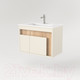 Миниатюра изображения товара Тумба под умывальник Дабер 016 70 / Т16.7.0.18 (бежевый/дуб бардолино)