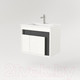 Миниатюра изображения товара Тумба под умывальник Дабер 016 70 / Т16.7.0.20 (белый древесный/серый)