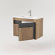 Миниатюра изображения товара Тумба под умывальник Дабер 016 70 / Т16.7.0.22 (дуб галифакс/серый)