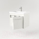 Миниатюра изображения товара Тумба под умывальник Дабер 016 Тобага/Эридан/Артвин 60 / Т16.6Т.0.5 (белый древесный)