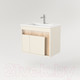 Миниатюра изображения товара Тумба под умывальник Дабер 016 WeltWasser Deilbach 7517-60 / Т16.6W.0.18 (бежевый/дуб бардолино)