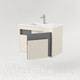 Миниатюра изображения товара Тумба под умывальник Дабер 016 WeltWasser Deilbach 7517-70 / Т16.7W.0.19 (бежевый/серый)