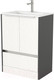 Миниатюра изображения товара Тумба под умывальник Дабер 017 60 / Т17.6.0.20Б (белый древесный/серый/ручка белая)