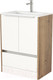 Миниатюра изображения товара Тумба под умывальник Дабер 017 60 / Т17.6.0.21Б (дуб галифакс/белый/ручка белая)
