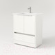 Миниатюра изображения товара Тумба под умывальник Дабер 017 70 / Т17.7.0.5Б (белый древесный/ручка белая)