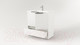 Миниатюра изображения товара Тумба под умывальник Дабер 017 Тобага/Эридан 80 / Т17.8Т.0.5Ч (белый древесный/ручка черная)