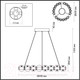 Миниатюра изображения товара Люстра Odeon Light Crystal 5007/60L