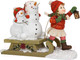 Миниатюра изображения товара Статуэтка Fissman Девочка со снеговиками на санях 0242