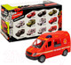 Миниатюра изображения товара Автомобиль игрушечный Bondibon Микроавтобус пожарный / ВВ6180