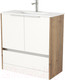 Миниатюра изображения товара Тумба под умывальник Дабер 017 WeltWasser Deilbach 7517-80 / Т17.8W.0.21Б (дуб галифакс/белый/ручка белая)