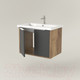 Миниатюра изображения товара Тумба под умывальник Дабер 018 Тобага/Эридан/Артвин 60 / Т18.6Т.0.22Б (дуб галифакс/серый/ручка белая)