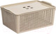 Миниатюра изображения товара Корзина Violet Лофт с крышкой / 646120 (13л, латте)