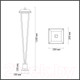 Миниатюра изображения товара Фонарь уличный Odeon Light Bearitz 6655/12GA