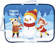 Миниатюра изображения товара Санки-ледянка Mega Toys Снеговик и дети / 22611