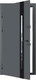 Миниатюра изображения товара Входная дверь Guard Inox Black 2 96x205 левая (Ral 7016/экосатин белый)
