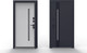 Миниатюра изображения товара Входная дверь Guard Inox Black 2 96x205 правая (Ral 7016/экосатин белый)