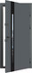 Миниатюра изображения товара Входная дверь Guard Inox Black 2 96x205 правая (Ral 7016/экосатин белый)
