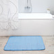 Миниатюра изображения товара Коврик для ванной Вилина Велюр / 7171 (60x100, голубой)
