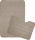 Миниатюра изображения товара Набор ковриков для ванной и туалета Вилина Велюр / 7173 (мокко)
