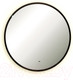 Миниатюра изображения товара Зеркало Silver Mirrors Monaco Black D1000 / LED-00002769