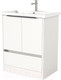 Миниатюра изображения товара Тумба под умывальник Дабер 017 Cersanit Como 70 / Т17.7С.0.5Ч (белый древесный/ручка черная)