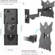 Миниатюра изображения товара Кронштейн для телевизора Kromax Casper-204 (черный)