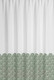Миниатюра изображения товара Шторка-занавеска для ванны IDDIS BW04P18i11 (зеленый)