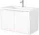 Миниатюра изображения товара Тумба под умывальник Дабер 018 Andrea Elen 80 / Т18.8А.0.5Б (белый древесный/ручка белая)