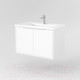 Миниатюра изображения товара Тумба под умывальник Дабер 018 Andrea Elen 80 / Т18.8А.0.5Б (белый древесный/ручка белая)