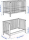 Миниатюра изображения товара Детская кроватка Ikea Гулливер 405.497.47