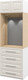 Миниатюра изображения товара Шкаф Мебель-Неман Отис МН-039-16 П8 (белый/крем крашенное дерево)