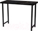 Миниатюра изображения товара Консольный столик Древпром М94 ДП1-02-04 120x50x88 (файерстоун/черный матовый)