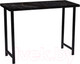 Миниатюра изображения товара Консольный столик Древпром М94 ДП1-02-04 120x50x88 (файерстоун/черный матовый)