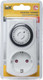 Миниатюра изображения товара Розетка с таймером IEK ERT-20-1-16-S-30-0-20-K01 (белый)