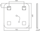 Миниатюра изображения товара Зеркало Silver Mirrors Stiv Lite 70x68.5 / LED-00002575