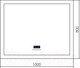 Миниатюра изображения товара Зеркало Silver Mirrors Норма 100x80 / LED-00002327