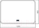 Миниатюра изображения товара Зеркало Silver Mirrors Стив 120x80 / ФР-00002231