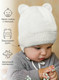 Миниатюра изображения товара Шапочка для малышей Amarobaby Pure Love Bear Winter / AB-OD22-PLBW16/33-42 (молочный, р.42-44)