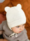 Миниатюра изображения товара Шапочка для малышей Amarobaby Pure Love Bear Winter / AB-OD22-PLBW16/33-42 (молочный, р.42-44)