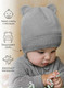 Миниатюра изображения товара Шапочка для малышей Amarobaby Pure Love Bear Winter / AB-OD22-PLBW16/11-40 (серый, р.40-42)