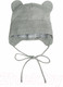 Миниатюра изображения товара Шапочка для малышей Amarobaby Pure Love Bear Winter / AB-OD22-PLBW16/11-40 (серый, р.40-42)