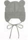 Миниатюра изображения товара Шапочка для малышей Amarobaby Pure Love Bear Winter / AB-OD22-PLBW16/11-40 (серый, р.40-42)