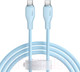 Миниатюра изображения товара Кабель Baseus Pudding Type-C to Type-C 100W / P10355702311-00 (1.2м, голубой)