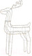 Миниатюра изображения товара Светодиодная фигура 3D Eglo Tuby Deer 411448