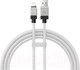 Миниатюра изображения товара Кабель Baseus CoolPlay USB to iP 2.4A / CAKW000402 (1м, белый)