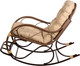 Миниатюра изображения товара Кресло-качалка BiGarden С подножкой / БГ-КК-К (какао)