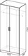 Миниатюра изображения товара Шкаф Интермебель Марсель 580 / МР-07-B3 (белый софт)