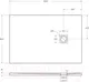 Миниатюра изображения товара Душевой поддон BelBagno TRAY-MR-UNO-AH-120/80-35-W